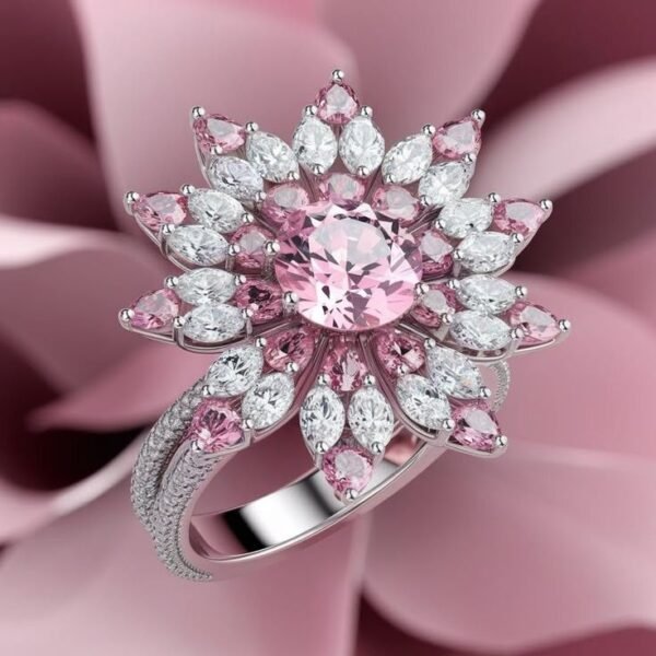 new flower design ring