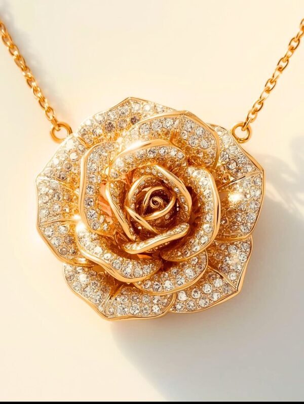 Dimond rose neckpiece